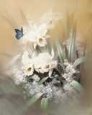 Butterfly and Iris