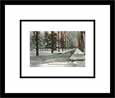 University in Winter, Ann Arbor, Michigan