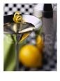 Martini Glass with Lemon Rind