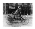 Henry Ford in His First Car, ca. 1918