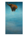 "Straight Jump", woolly mammoth, from the "Post Extinction " series