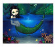 Mermaid in Her Grotto - Underwater Mermaid