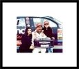 Dale Earnhardt Portrait With Wife And Daughter In Daytona