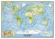 World Physical Map of the Ocean Floor