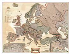 Europe Political Map, Executive Style