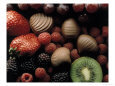 Strawberries, Raspberries and Kiwis