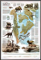 Dinosaurs of North America Map