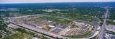 Aerial View of a Racetrack, Indianapolis Motor Speedway, Indianapolis, Indiana, USA
