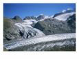 The Morteratsch Glacier Flows Downhill in Switzerland