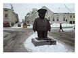 A Statue Playfully Honors an Imaginary Market Policeman
