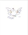Dove with Flowers Birds Doves & Pigeons