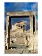 Capitol Through Ancient Doorway, Dougga, Tunisia