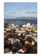 City Centre with Harbour in Background, Reykjavik, Iceland