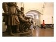 Partisan Statues Near Passage in Belorusskaya Metro Station, Moscow, Russia