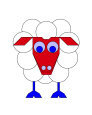 Sleep-Sheep Art on the Verge Animals