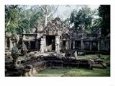 Temple of Prah Khan Near Angkor Wat in Kampuchea Cambodia