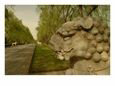 Carved Stone Creatures, Mythical and Real, Along the Sacred Way