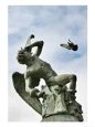 A Statue is Seen in Madrid