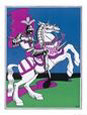 War Horse Wearing Armour and Defensive Protection