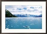 Hubbard Glacier & Pieces of Melting Ice in Glac