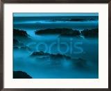 Fog Shrouding Rocky Shore