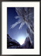 Sunlight Glints on the Bearded Face of Gangotri Glacier