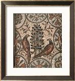 Detail Showing Two Partridges from a 4th Century Mosaic Floor in Crypt of Basilica of Aquileia
