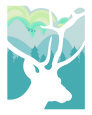Hello Deer Art on the Verge Animals