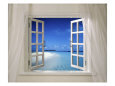 Beach Beckoning Through Open Window
