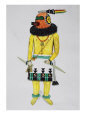 Hopi Kachinas, Man with Helmet with Markings