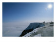 Four-Wheel Vehicles Atop Vatnajokull, the Largest Glacier in Europe