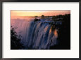 Victoria Falls at Sunset from Zambia, Victoria Falls, Zambia
