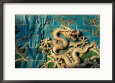 Detail of the Nine Dragon Screen in Beihai Park, Beijing, China