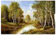 Birches in Springtime