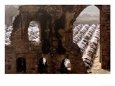 Muslims Offer Eid Prayers at the Ruins of Jami Mosque, Which was Built in 1345 AD