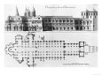 Plan and Elevation of Cluny Abbey