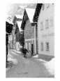 Snowy Street in Hallstat, Austria Scenic Streets & Roadways