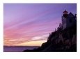 Bass Harbor Head Light at Sunset, Mt. Desert Island, Acadia National Park, Maine, USA