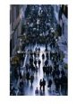 People Walk the Via Condotti as Seen from the Spanish Steps, Rome, Italy