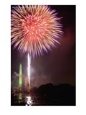Fireworks Above Washington Monument on 4th of July, Washington DC, USA