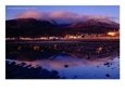 Newcastle Seafront and the Mourne Mountains at Dawn, Newcastle, Northern Ireland