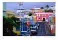 Bo-Kaap, Chiappini Street, Muslim Cape-Malay Area, Wide Angle, Cape Town, South Africa