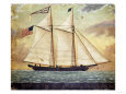 The Schooner Whig, American School, Mid 19th Century