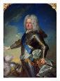 Portrait of Stanislas Lesczinski (1677-1766) King of Poland Figurative Portraits