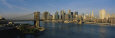 Bridge Across a River, Brooklyn Bridge, New York City, New York State, USA