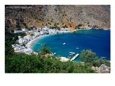 Coastal Village at Base of Lefki Ori (White Mountains), Loutro, Crete, Greece