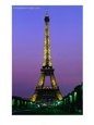 Eiffel Tower at Night Paris, France