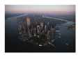 An Aerial View of the South End of Manhattan Island