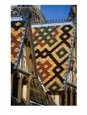 Multi-Coloured Tile Roof of Charity Hospital Hotel Dieu, Beaune, France