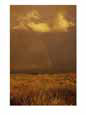 Storm Clouds and a Rainbow Appear over the Prairie Landscape Natural Phenomena & Weather Rainbows